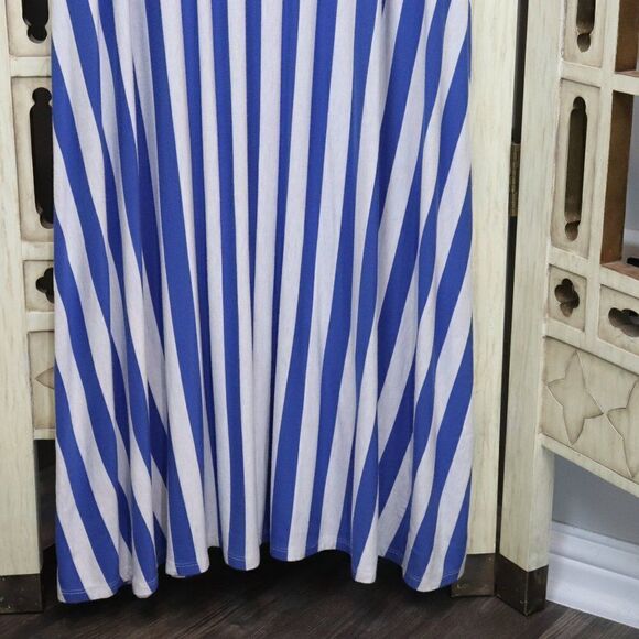 Matilda Jane Blue Striped ‘The Road Ahead’ Maxi Dress Size M - Picture 7 of 10